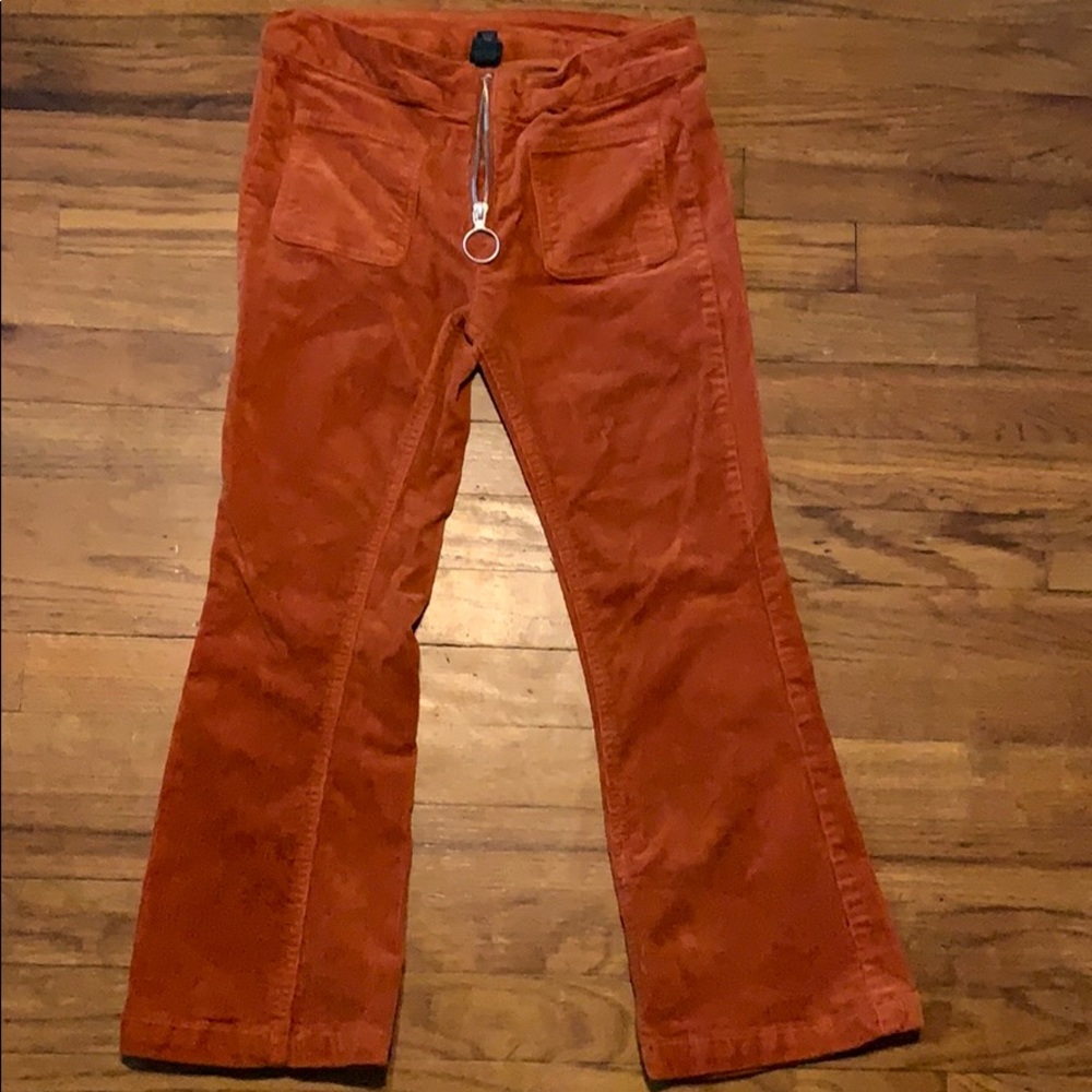 corduroy cropped pants 00